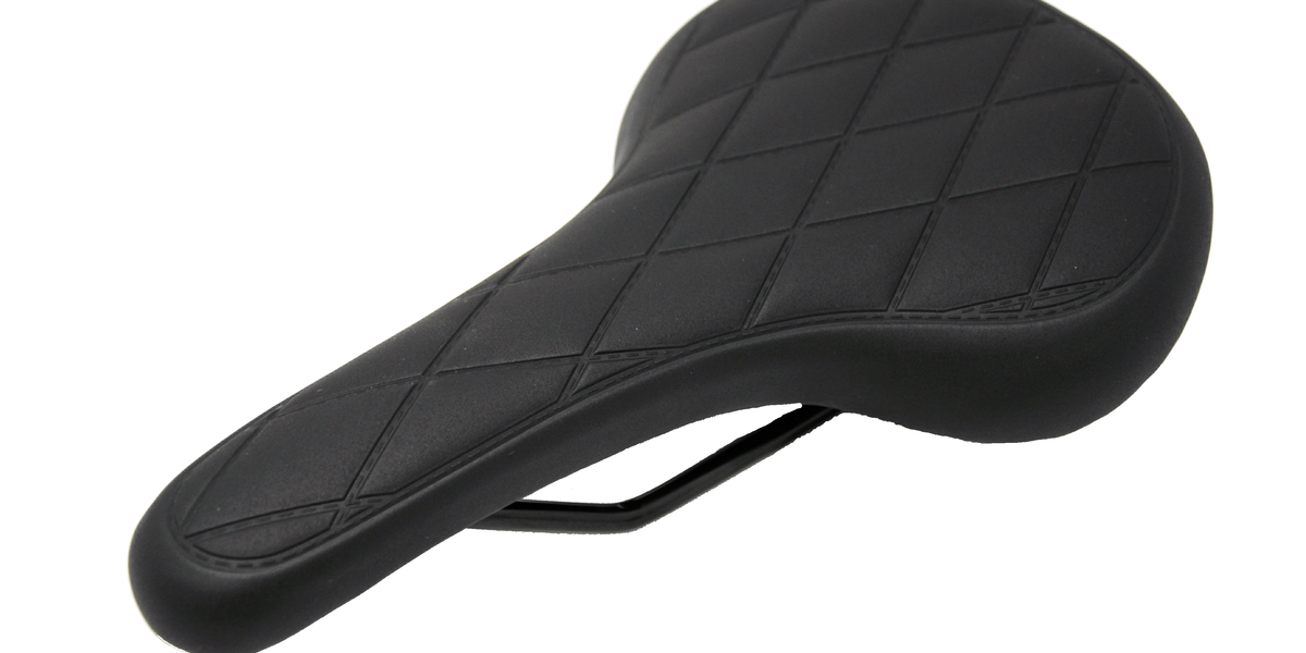 KHE BMX Saddle Affix Combo MID Padded Black Only 0.63lbs