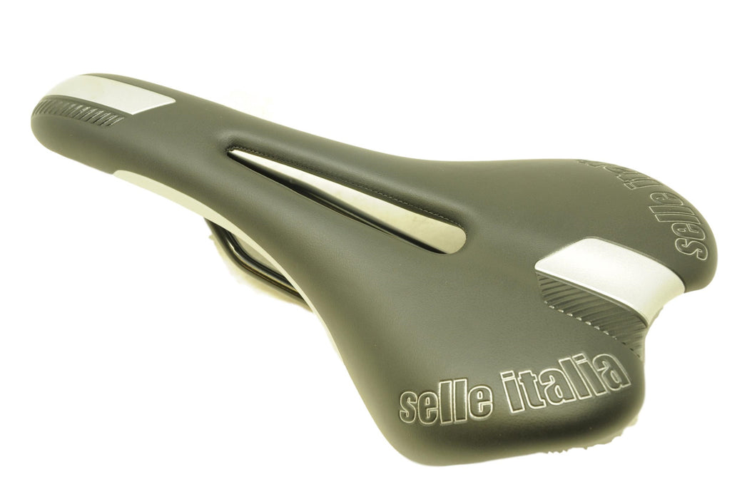 Selle Italia Bike Saddle Q-BIK Flow Anatomically Cut Seat Alloy Rails 50% OFF RRP