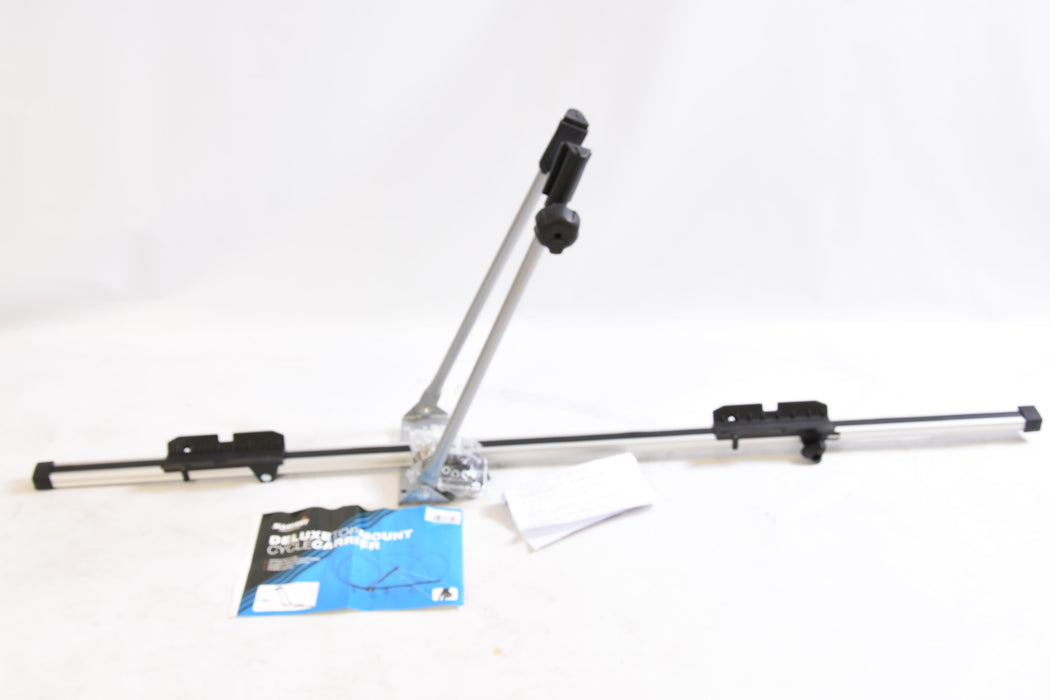 Summit Cycle Carrier SUM-612 Deluxe Top Mount To Fit On Car Roof Rack Bars Alloy