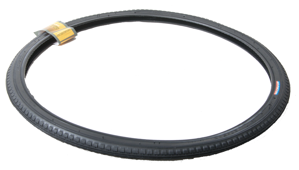 thumbnail image 2 of 2 Pack 26 X 1 3/8 Bicycle Black Tires + 2 Inner Tubes – Duro Rubber, Whitewall 2 of 6