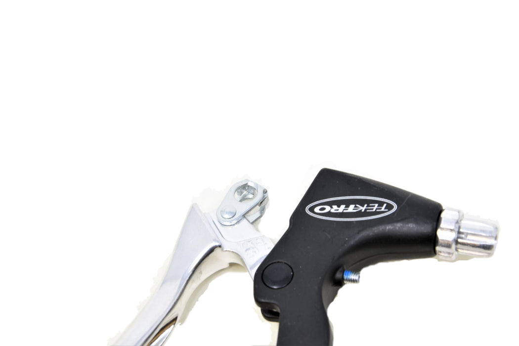 PAIR TEKTRO ALLOY MTB ANY BIKE V BRAKE LEVERS 4 FINGER DESIGN USE WITH TWIST SHIFTERS