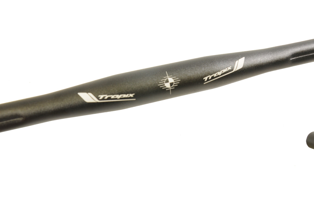 Kalloy Racing Lightweight Alloy Short 125mm Drop Handlebars, Black 31.8mm 400mm