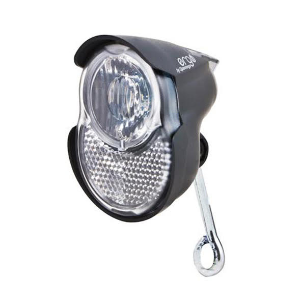 SPANNINGA ERGO XDAS DYNAMO FRONT LED LIGHT HIGH OUT PUT 20 LUX WITH BRACKET & CABLE